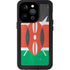 Kenya Flag Distressed iPhone 14 Pro Waterproof Case